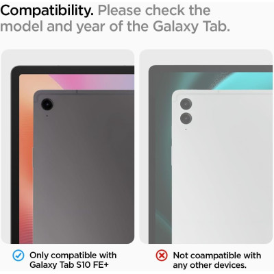 Θήκη Samsung Galaxy Tab S10 FE Plus 13.1" X620 / X626B Spigen Rugged Armor Pro με Υποδοχή για Γραφίδα - Black (ACS09381)