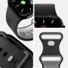 Λουράκι Apple Watch Ultra/SE/11/10/9/8/7/6/5/4 (49/46/45/44mm) Spigen Nano Pop από Premium Σιλικόνη - Black Sesame (AMP09321)