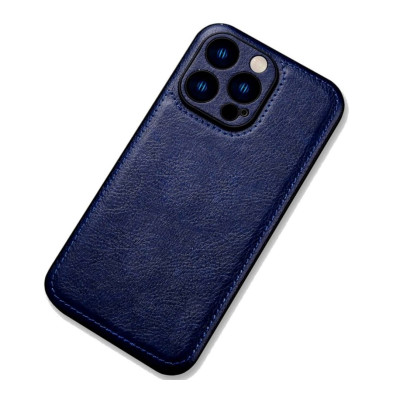 Θήκη iPhone 12 Pro Max Bodycell Prestige Backcover με Πλαίσιο Κάμερας - Blue (5206015068089)