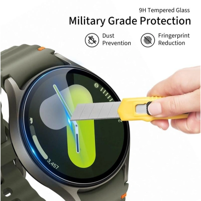 Tempered Glass Samsung Galaxy Watch 7 / 6 / 5 / 4 44mm Tech-Protect Glass Fit+ Αντιχαρακτικό Γυαλί Προστασίας Οθόνης 2 Τεμάχια - Clear (5906302318643)