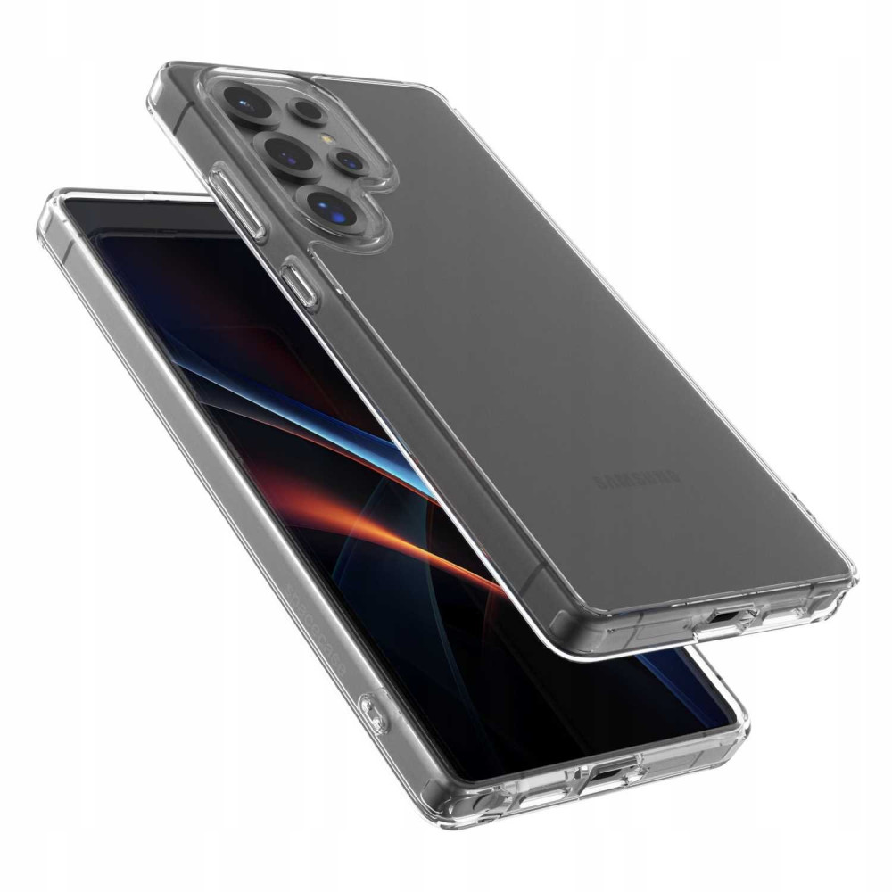 Θήκη Samsung Galaxy S25 Ultra Spacecase Clear Case Σκληρή Διάφανη 1mm - Transparent (5905719114046)