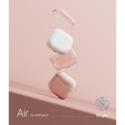 Θήκη AirPods 4th Gen Ringke Air Σιλικόνης - Pink (8800274964501)