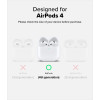Θήκη AirPods 4th Gen Ringke Air Σιλικόνης - Glitter Clear (8800274964495)