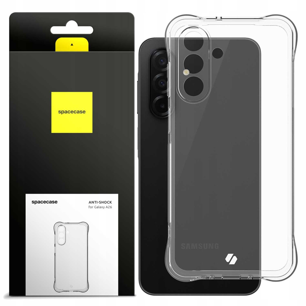 Θήκη Samsung Galaxy A26 Spacecase Anti-Shock Διάφανη Σιλικόνης 1mm - Clear (5905719104306)