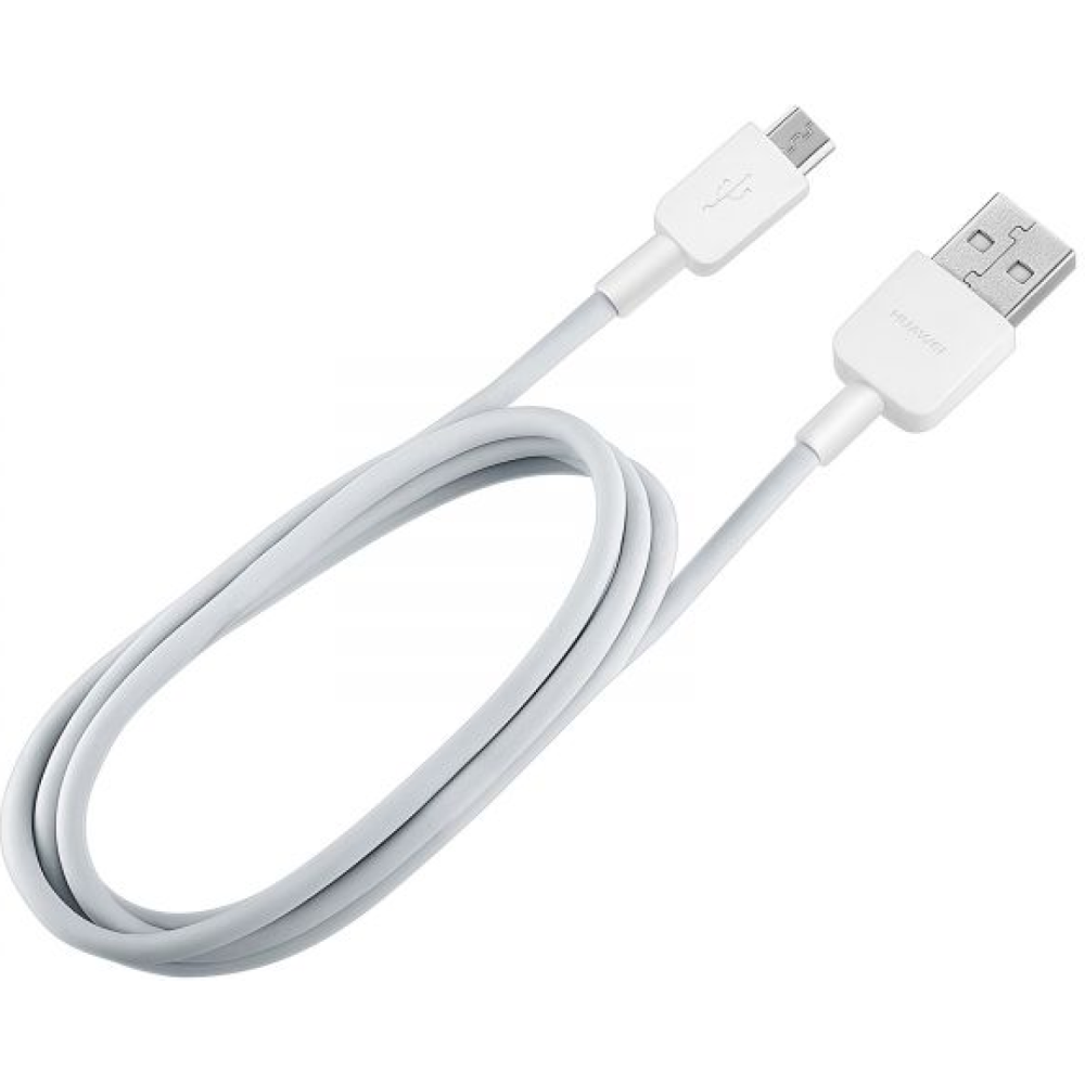 Καλώδιο Official Huawei Micro USB Data Cable USB-A σε MicroUSB Φόρτισης & Μεταφοράς Δεδομένων 100cm 2A - White (55030216)