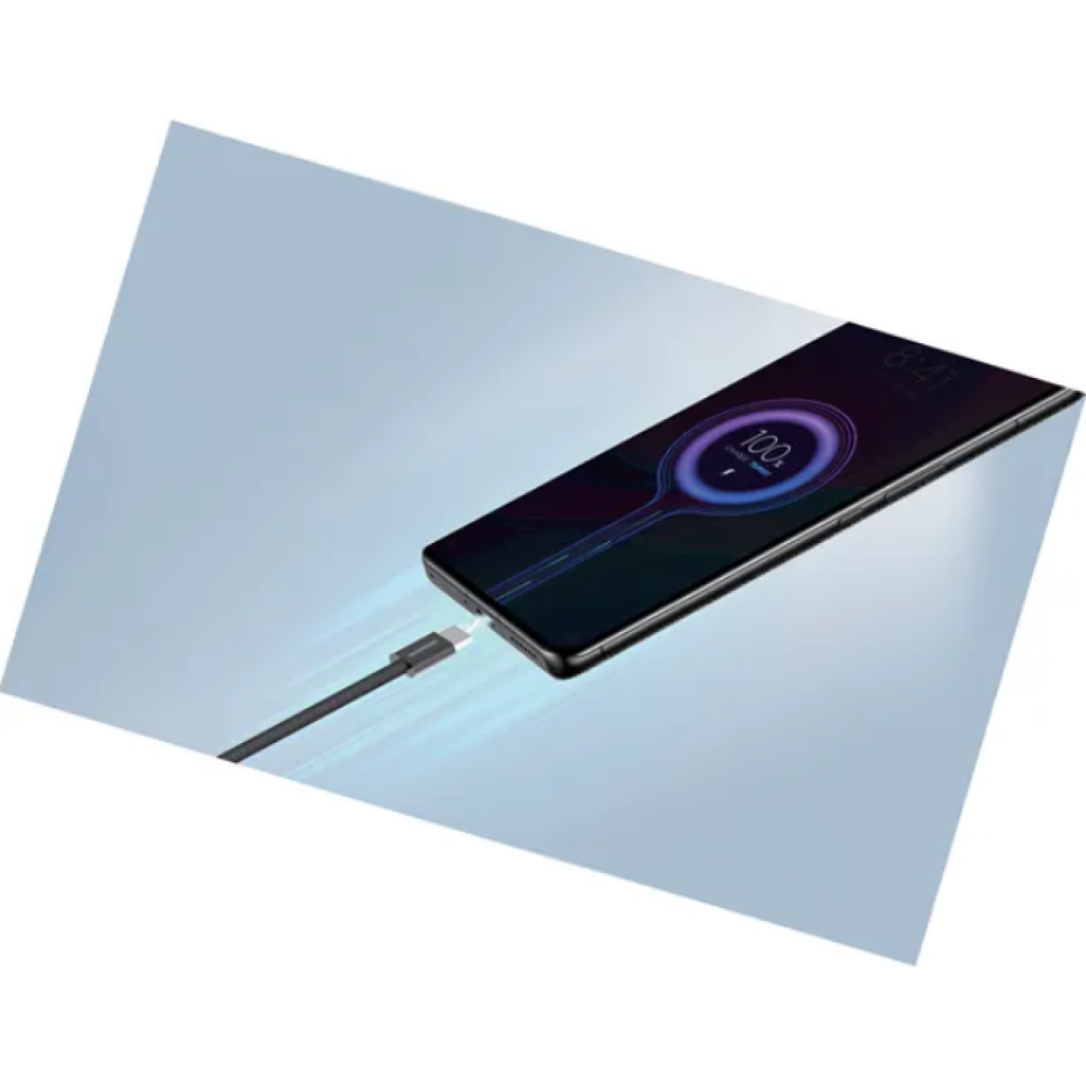 Καλώδιο Type-C Riversong Lotus 10 σε Type-C για Φόρτιση & Μεταφορά Δεδομένων 200cm 60W - Black (CT53ABL)