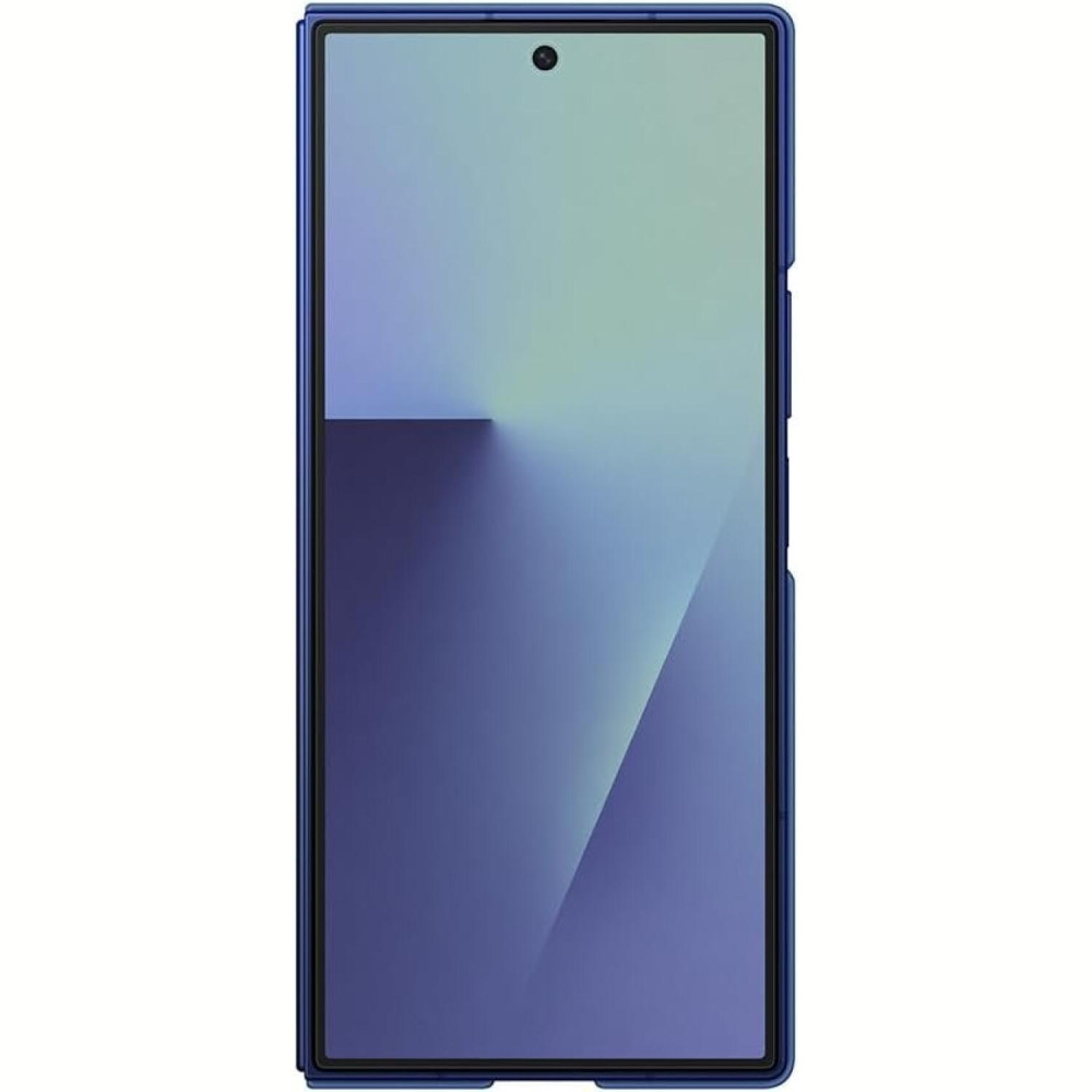 Θήκη Samsung Galaxy Z Fold7 Official Samsung Silicone Case Σιλικόνης με KickStand & Μεμβράνη Προστασίας Οθόνης - Blue (EF-MF966CNEGWW)