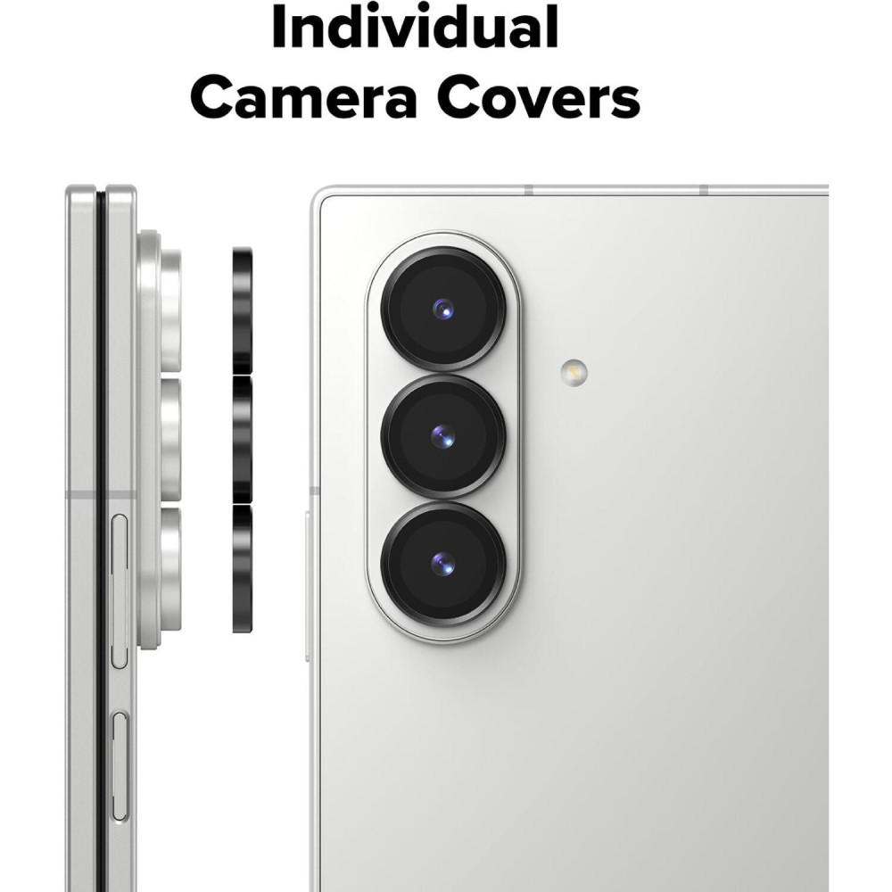 Tempered Glass Samsung Galaxy Z Fold7 Ringke Camera Lens Frame Glass Αντιχαρακτικό Γυαλί Προστασίας για Φακό Κάμερας 2 Τεμάχια - Black (8800293855484)