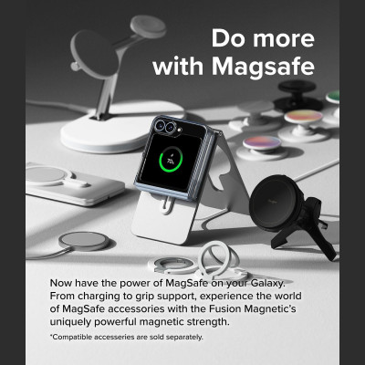 Θήκη Samsung Galaxy Z Flip7 FE / Z Flip6 Ringke Fusion Magnetic Ανθεκτική με MagSafe - Clear (8809961787034)