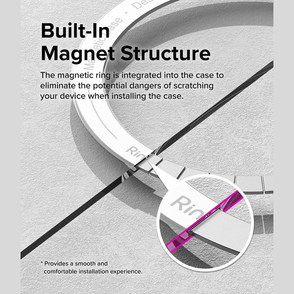 Θήκη Samsung Galaxy Z Flip7 FE / Z Flip6 Ringke Fusion Magnetic Ανθεκτική με MagSafe - Clear (8809961787034)