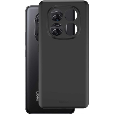 Θήκη Xiaomi Redmi Note 14 Pro 5G / Poco X7 Spacecase Silicone Case Σιλικόνης - Black (5905719113605)