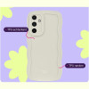 Θήκη Samsung Galaxy S24 FE HappyCase Wavy Σιλικόνης - Beige (8719246478192)