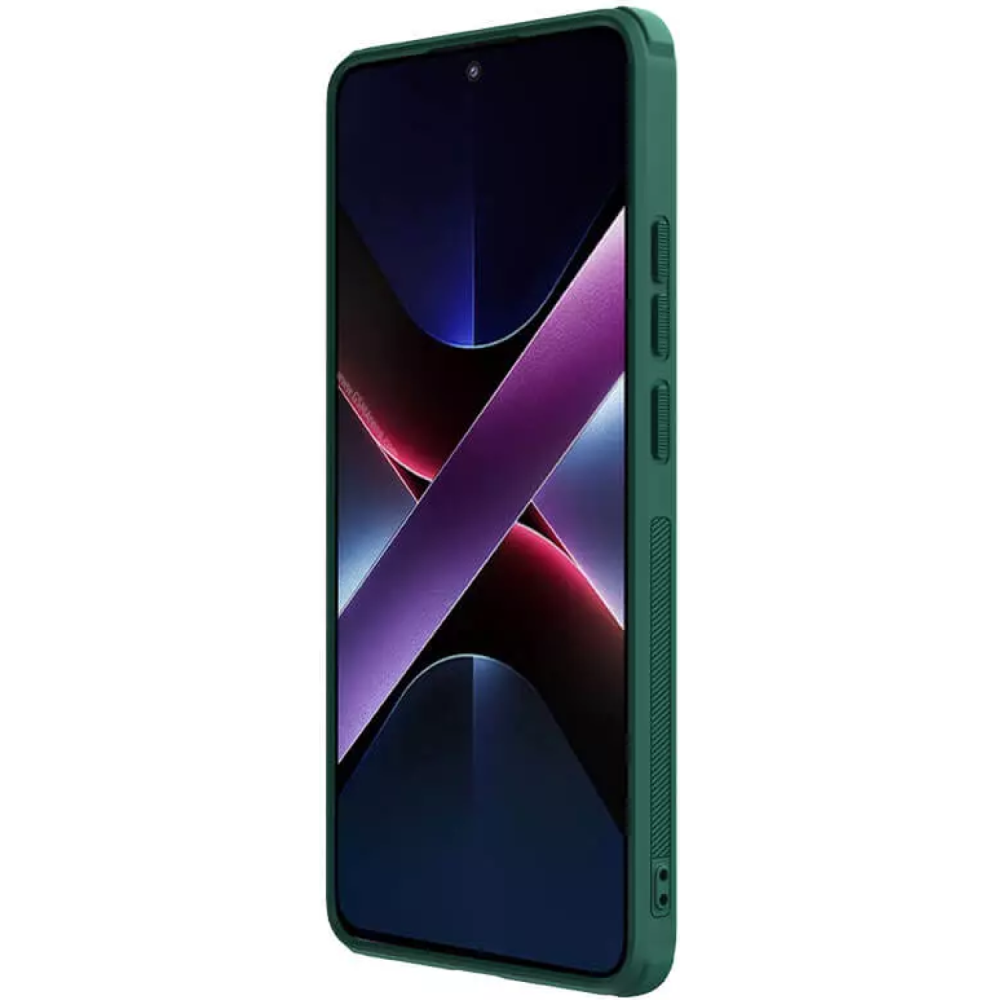 Θήκη Xiaomi Poco X7 Pro Nillkin Super Frosted Shield Pro Σκληρή Ανθεκτική - Green (6902048296473)