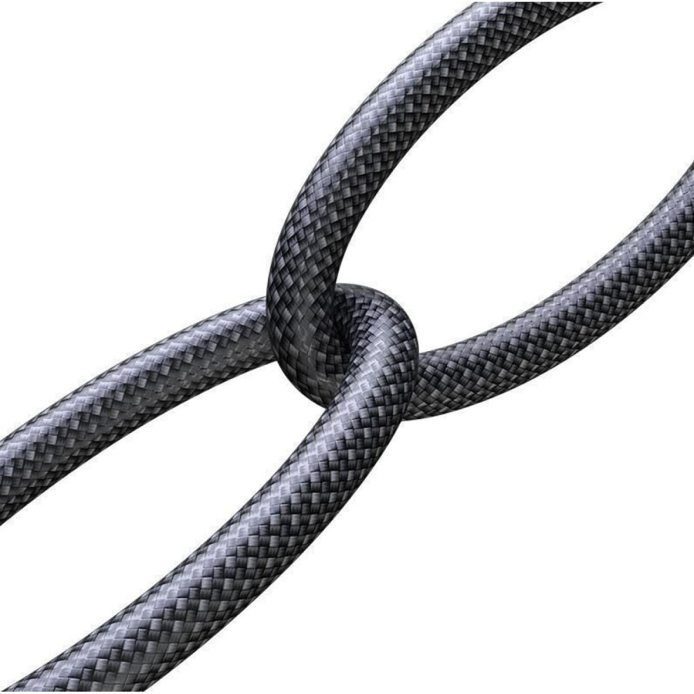 Καλώδιο Type-C Recci Warrior RS12CC Φόρτισης & Μεταφοράς Δεδομένων σε Type-C 200cm 100W - Black (6955482523377)