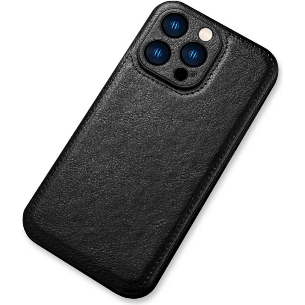 Θήκη iPhone 13 Pro Bodycell Prestige Backcover με Πλαίσιο Κάμερας - Black (5206015068157)