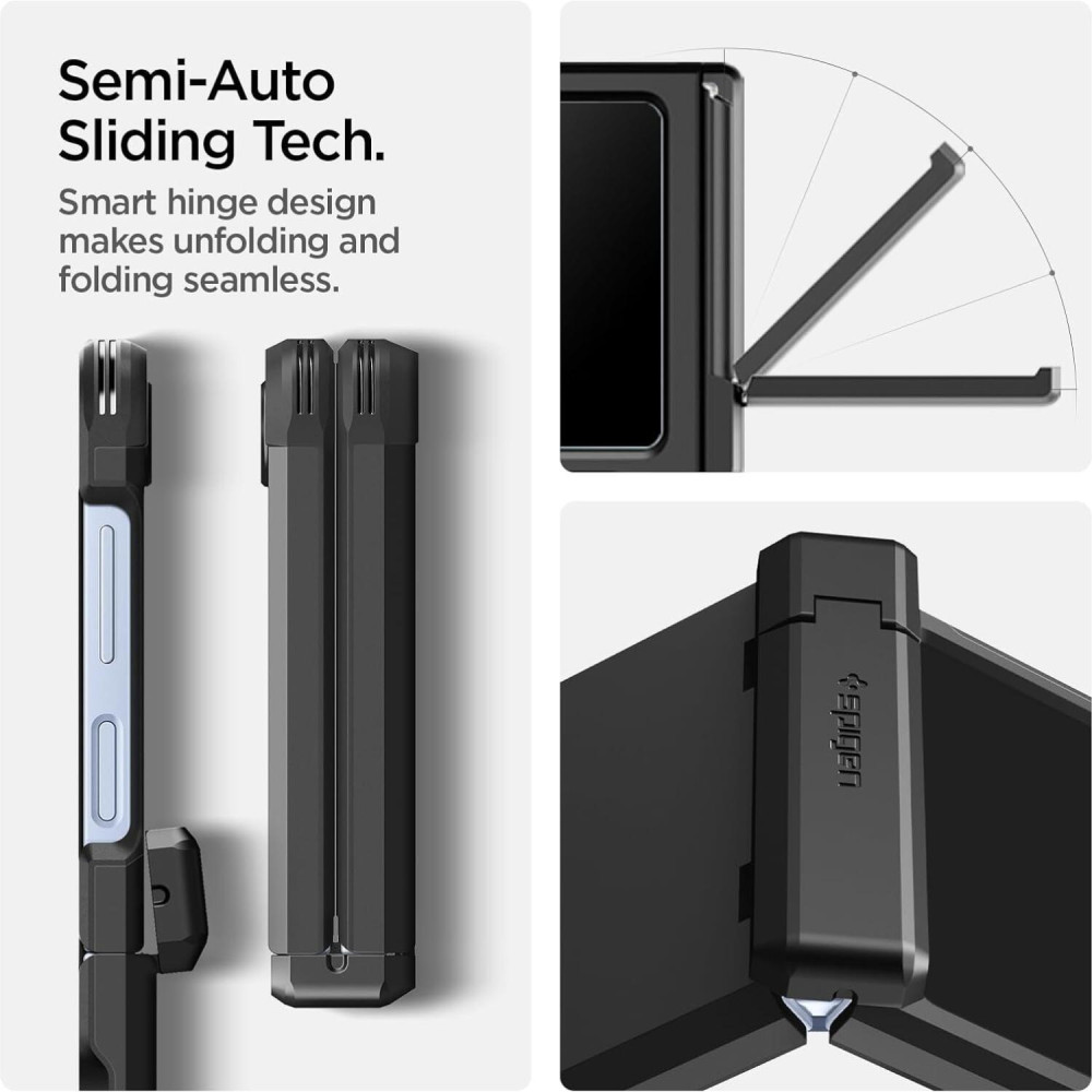 Θήκη Samsung Galaxy Z Flip7 FE / Z Flip6 Spigen Tough Armor Pro MagFit Ανθεκτική Σκληρή με Kickstand & MagSafe - Black (ACS09807)