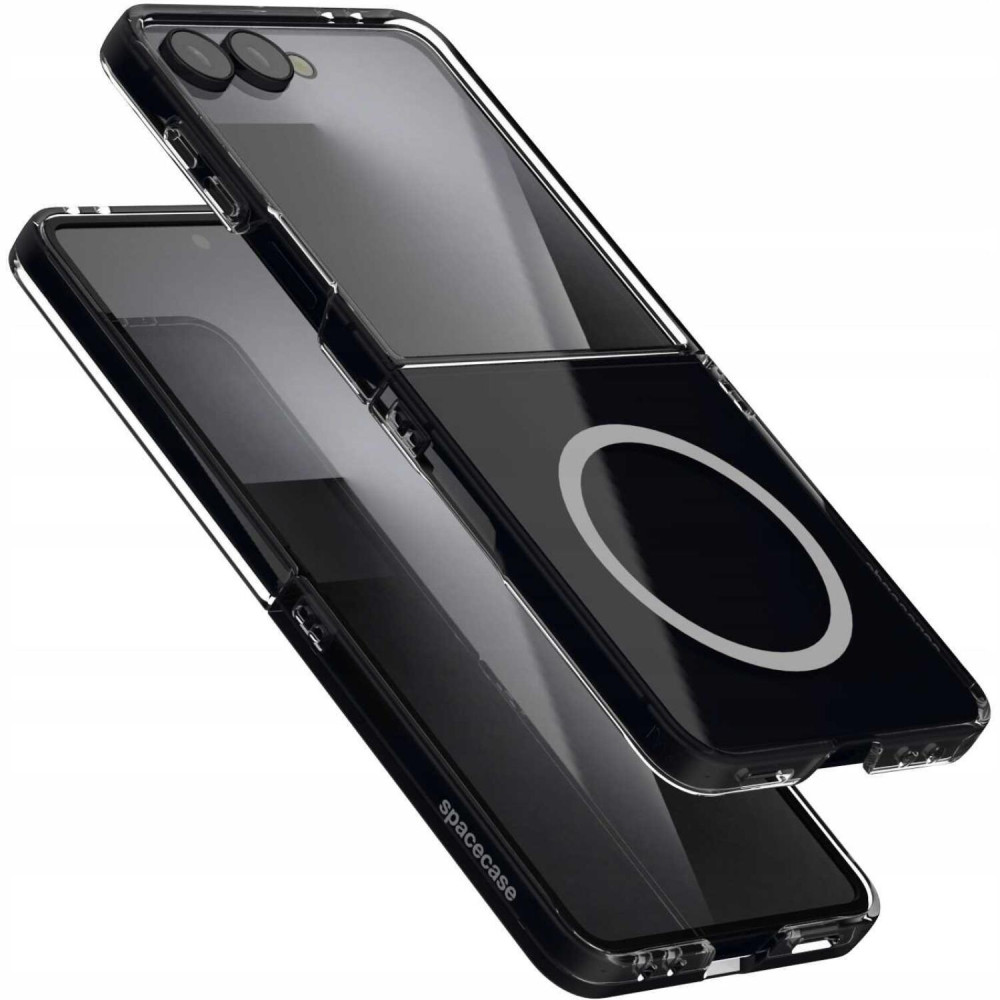 Θήκη Samsung Galaxy Z Flip7 Spacecase Crystal MagCase Διάφανη Σκληρή με MagSafe 2mm - Clear (5905719129507)