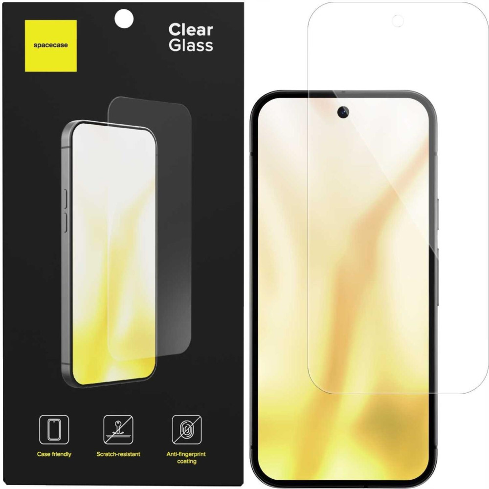 Tempered Glass Google Pixel 9a Spacecase Clear Glass Αντιχαρακτικό Γυαλί Προστασίας Οθόνης - Clear (5905719118761)
