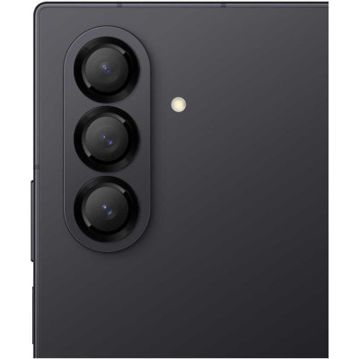 Tempered Glass Samsung Galaxy Z Fold7 Spacecase Camera Ring Αντιχαρακτικό Γυαλί Προστασίας για Φακό Κάμερας με Πλαίσιο Αλουμινίου - Black (5905719129477)