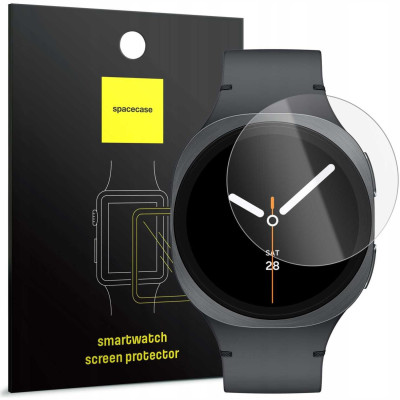 Tempered Glass Samsung Galaxy Watch 8 44mm Spacecase Smartwatch Glass 2.5D Αντιχαρακτικό Γυαλί Προστασίας Οθόνης - Clear (5905719129422)