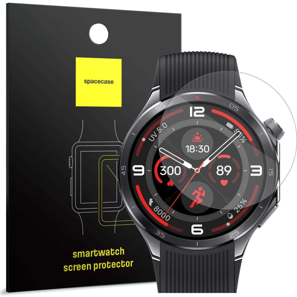 Tempered Glass OnePlus Watch 3 46mm Spacecase Smartwatch Glass 2.5D Αντιχαρακτικό Γυαλί Προστασίας Οθόνης - Clear (5905719118754)
