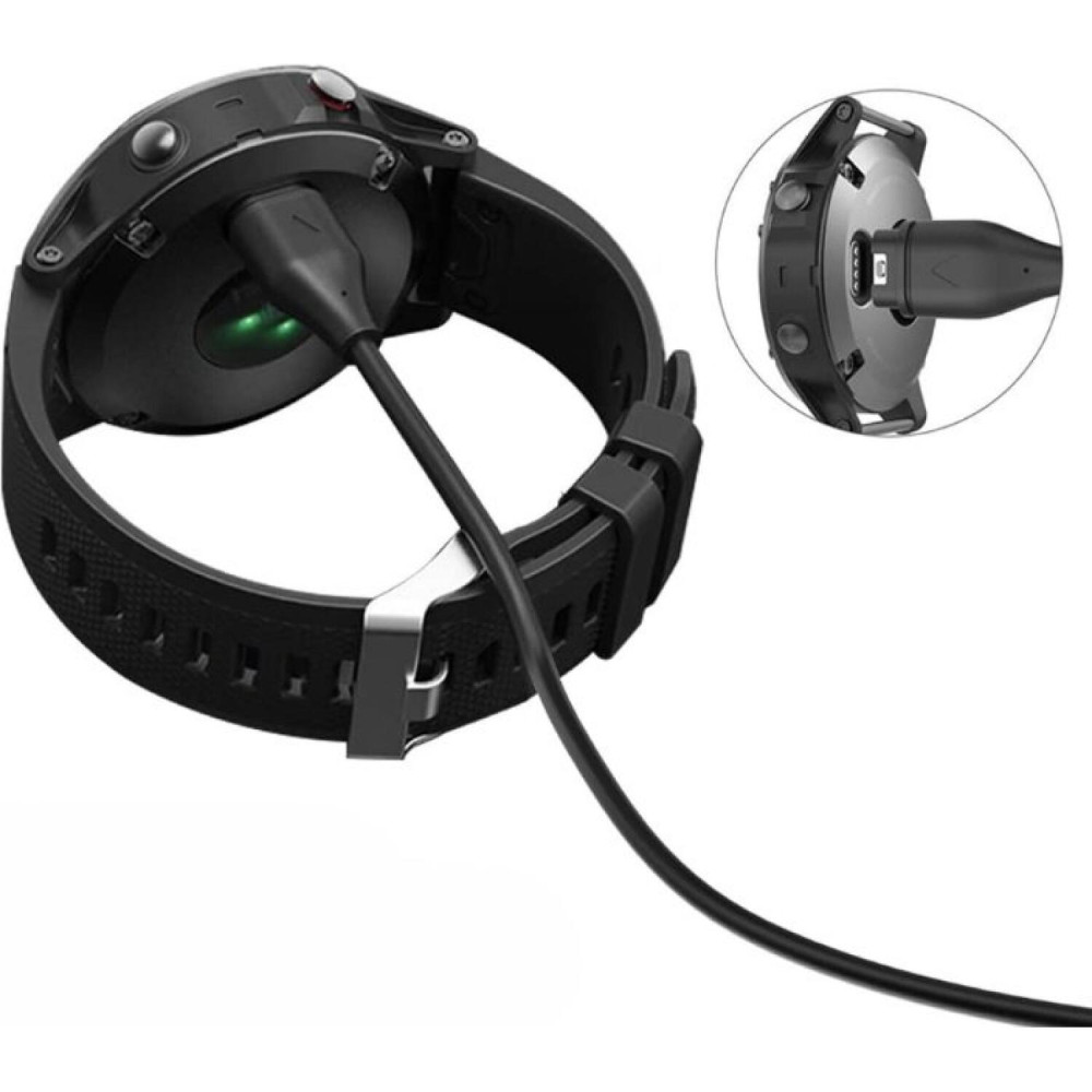 Φορτιστής Garmin Watch Tech-Protect MC04 Ultraboost Καλώδιο Type-C 100cm 2.5W - Black (5906302318483)