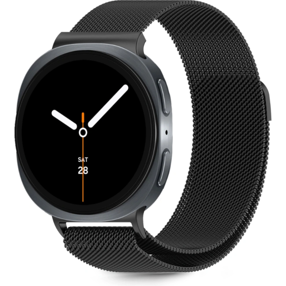 Λουράκι Samsung Galaxy Watch 8 Classic / Watch 8 (46/44/40mm) Tech-Protect Milaneseband Μεταλλικό - Black (5906302331888)