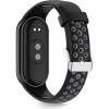 Λουράκι Xiaomi Smart Band 10 / 10 NFC / 9 / 9 NFC / 8 / 8 NFC Tech-Protect Iconband Air Σιλικόνης - Black / Grey (5906302331338)