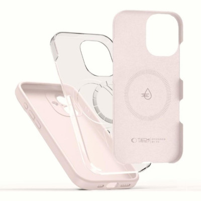 Θήκη iPhone 17 Tech-Protect Silicone MagSafe Σιλικόνης με MagSafe - Pink Pearl (5906302330218)