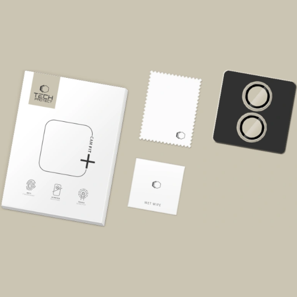 Tempered Glass iPhone 17 Tech-Protect Camring Fit+ Αντιχαρακτικό Γυαλί Προστασίας για Φακό Κάμερας - Clear (5906302319145)