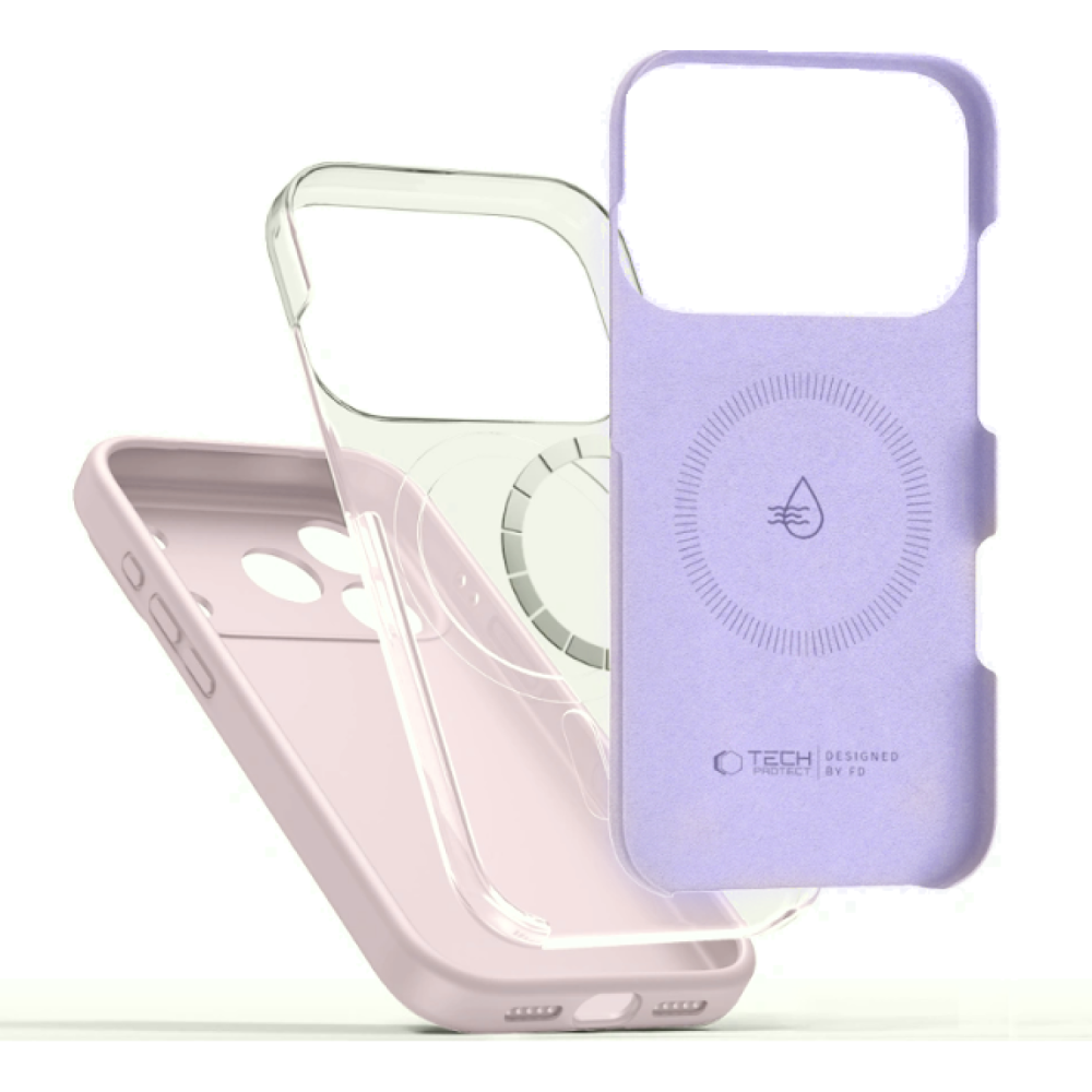Θήκη iPhone 17 Pro Tech-Protect Silicone MagSafe Σιλικόνης με MagSafe - Mauve (5906302330195)