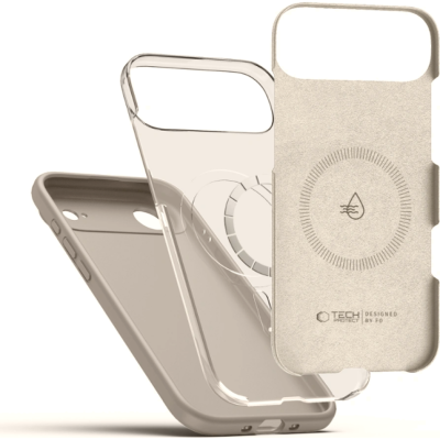 Θήκη iPhone Air Tech-Protect Silicone MagSafe Σιλικόνης με MagSafe - Stone Grey (5906302330263)