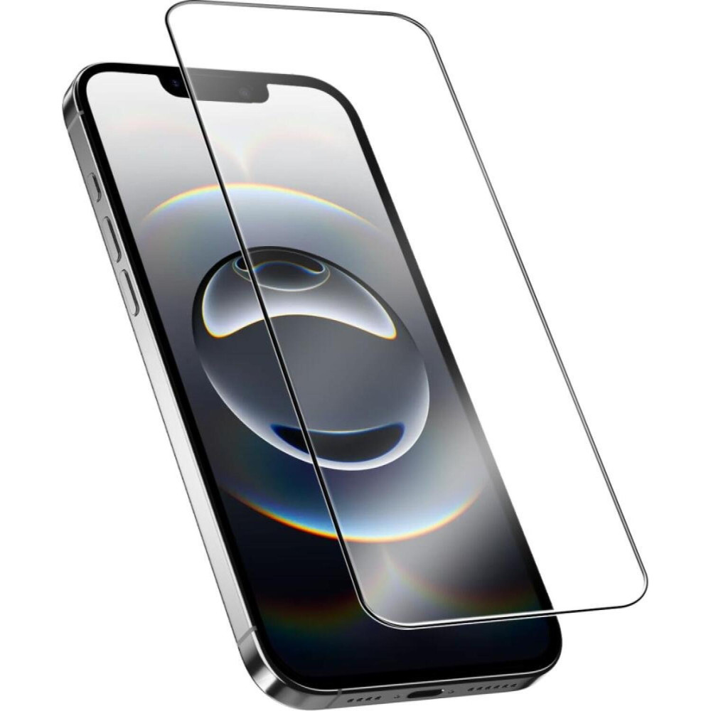 Tempered Glass iPhone 16e / 14 / 13 / 13 Pro Nekit Pure Premium Ανθεκτικό 9Η+ Full Face Αντιχαρακτικό Γυαλί Προστασίας Οθόνης με Απλικατέρ 2 Τεμάχια - Black (8719246480102)