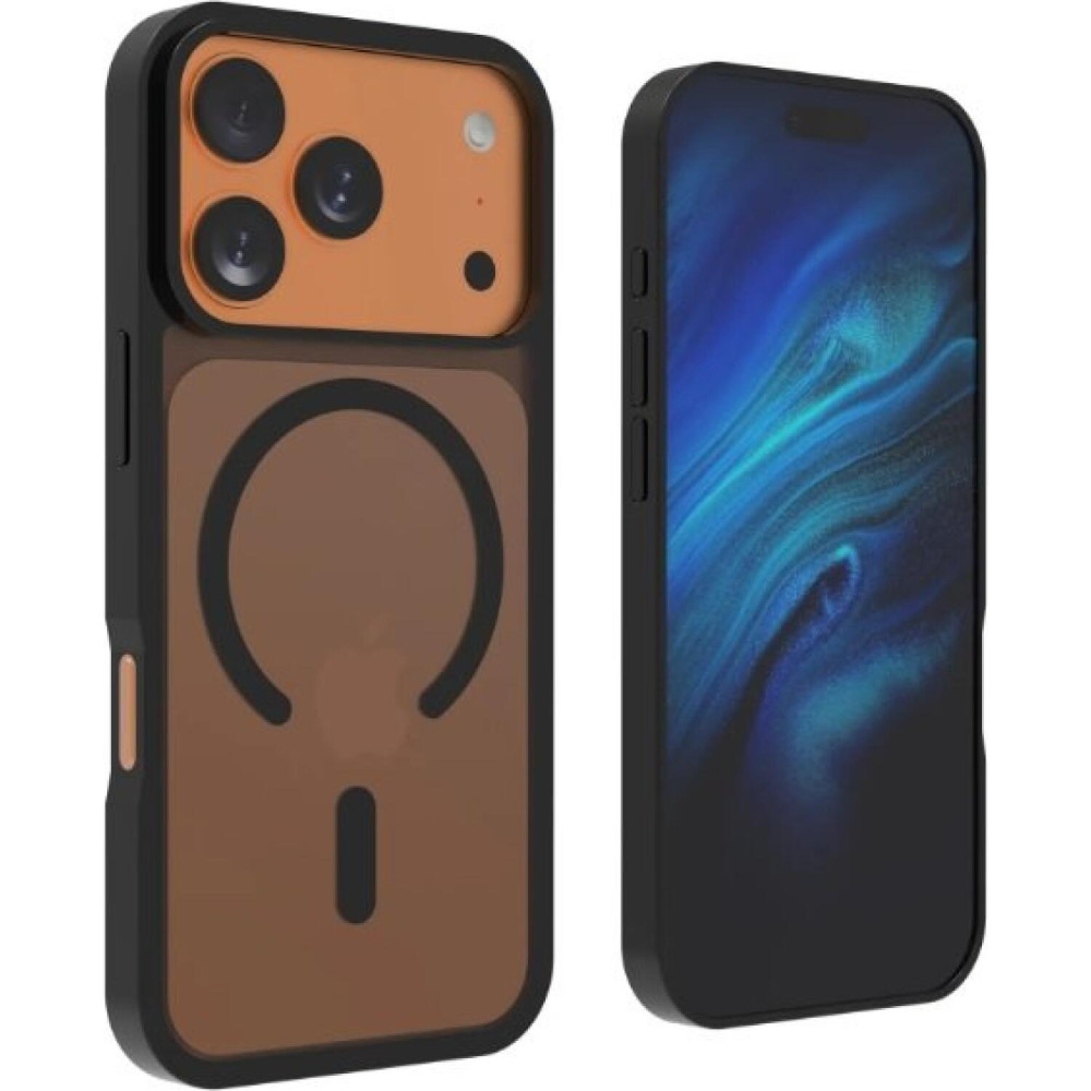 Θήκη iPhone 17 Pro Max Vivid MagSafe Hybrid Case Ημιδιάφανη με MagSafe - Black (CS-MGS TR 2-2508002)