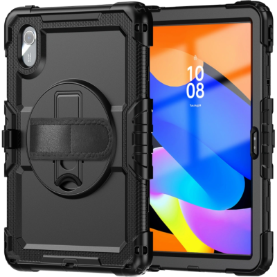 Θήκη Lenovo Idea Tab / K11 Gen 2 11" TB-336 Tech-Protect Solid Full Body Ανθεκτική με Λαβή / Backstand & Ζώνη Μεταφοράς - Black (5906302331949)