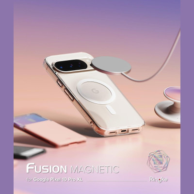 Θήκη Google Pixel 10 Pro XL Ringke Fusion Magnetic Ανθεκτική με MagSafe Qi2 - Clear (8800293856757)