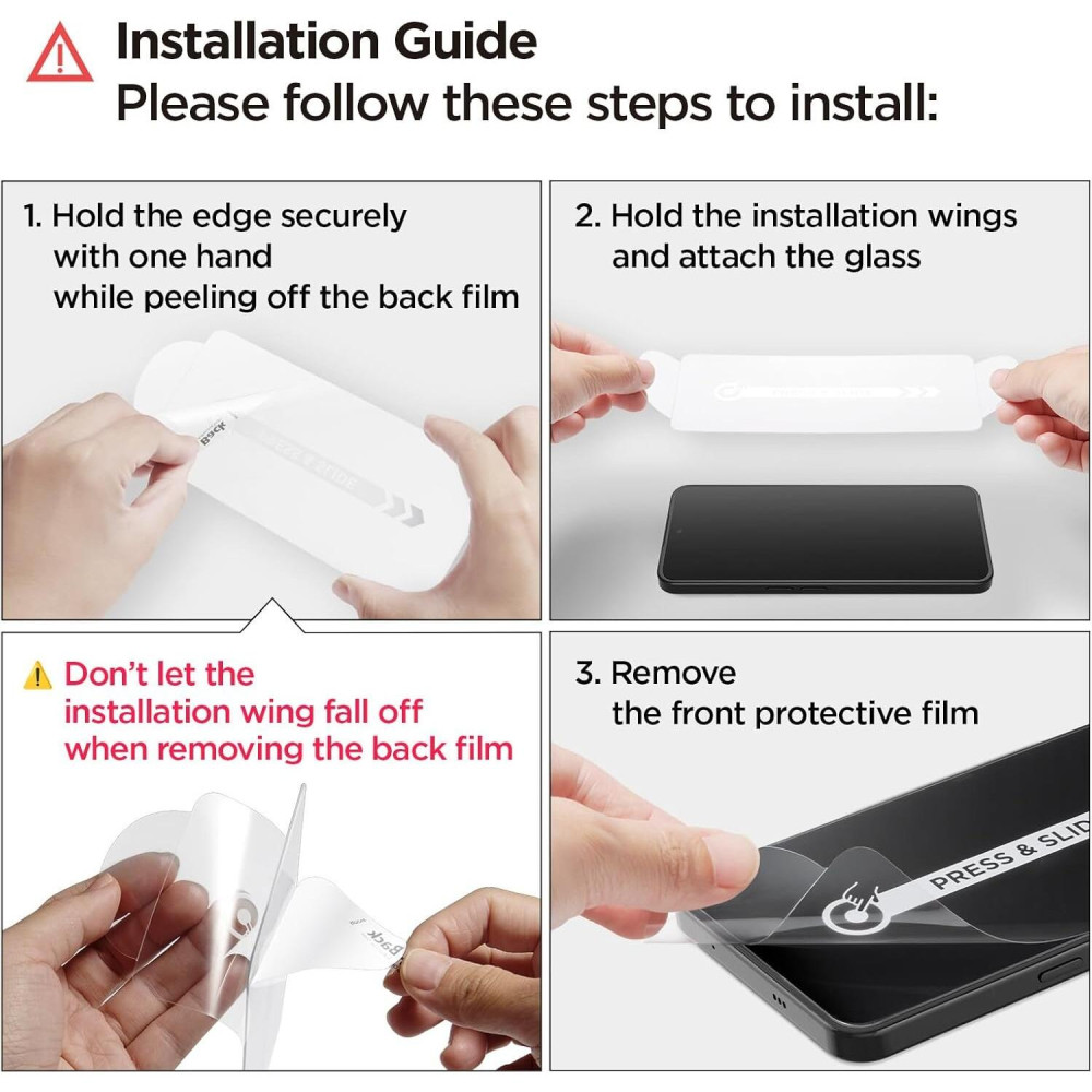 Tempered Glass Nothing Phone 3 Spigen GLAS.tR Slim Premium Αντιχαρακτικό Γυαλί Προστασίας Οθόνης 2 Τεμάχια - Clear (AGL10208)