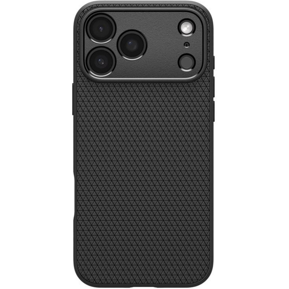 Θήκη iPhone 17 Pro Spigen Liquid Air Ανθεκτική Σιλικόνης - Matte Black (ACS10331)