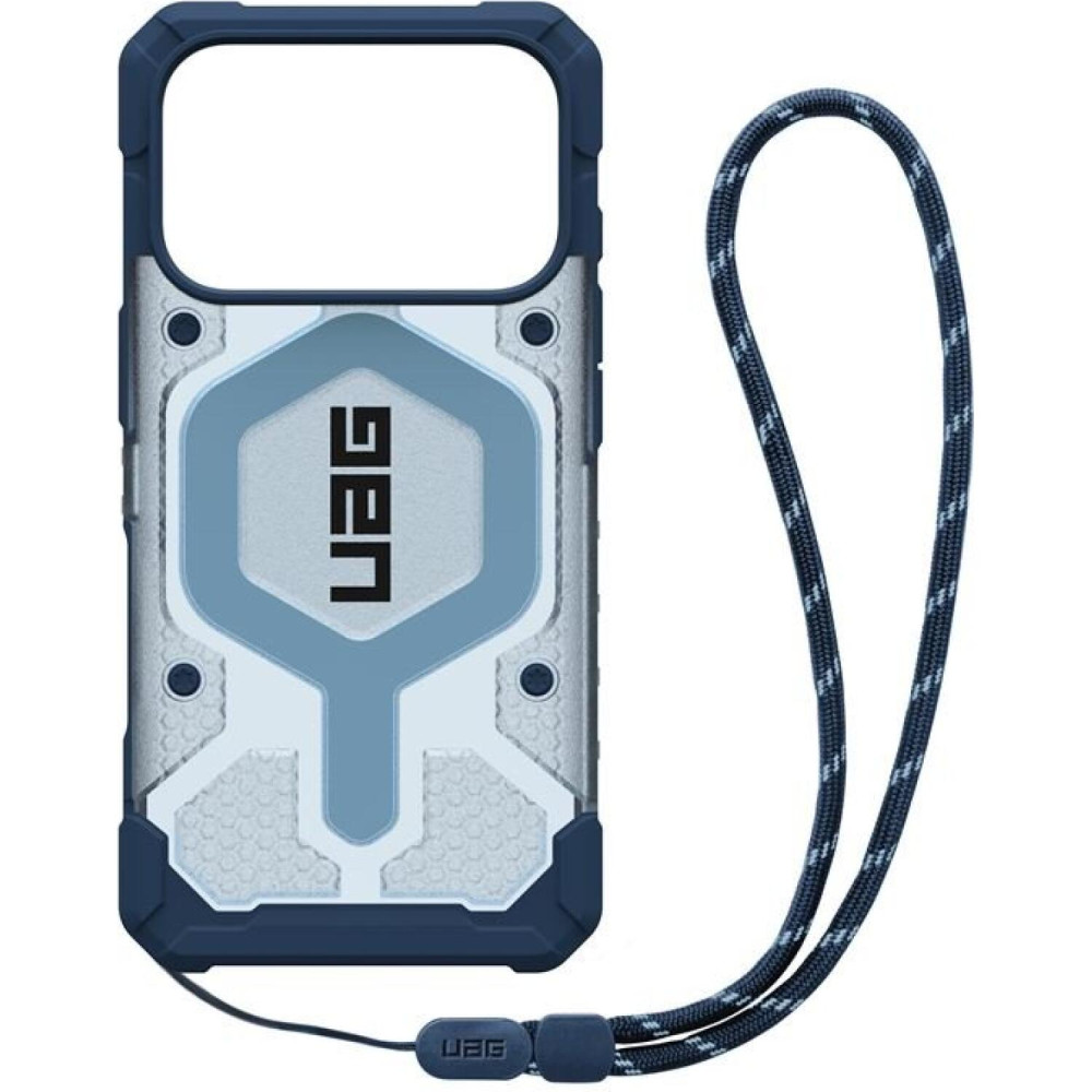 Θήκη iPhone 17 Pro UAG Pathfinder Clear Ανθεκτική με MagSafe & Λουράκι Χειρός - Blues (1145511BV03)