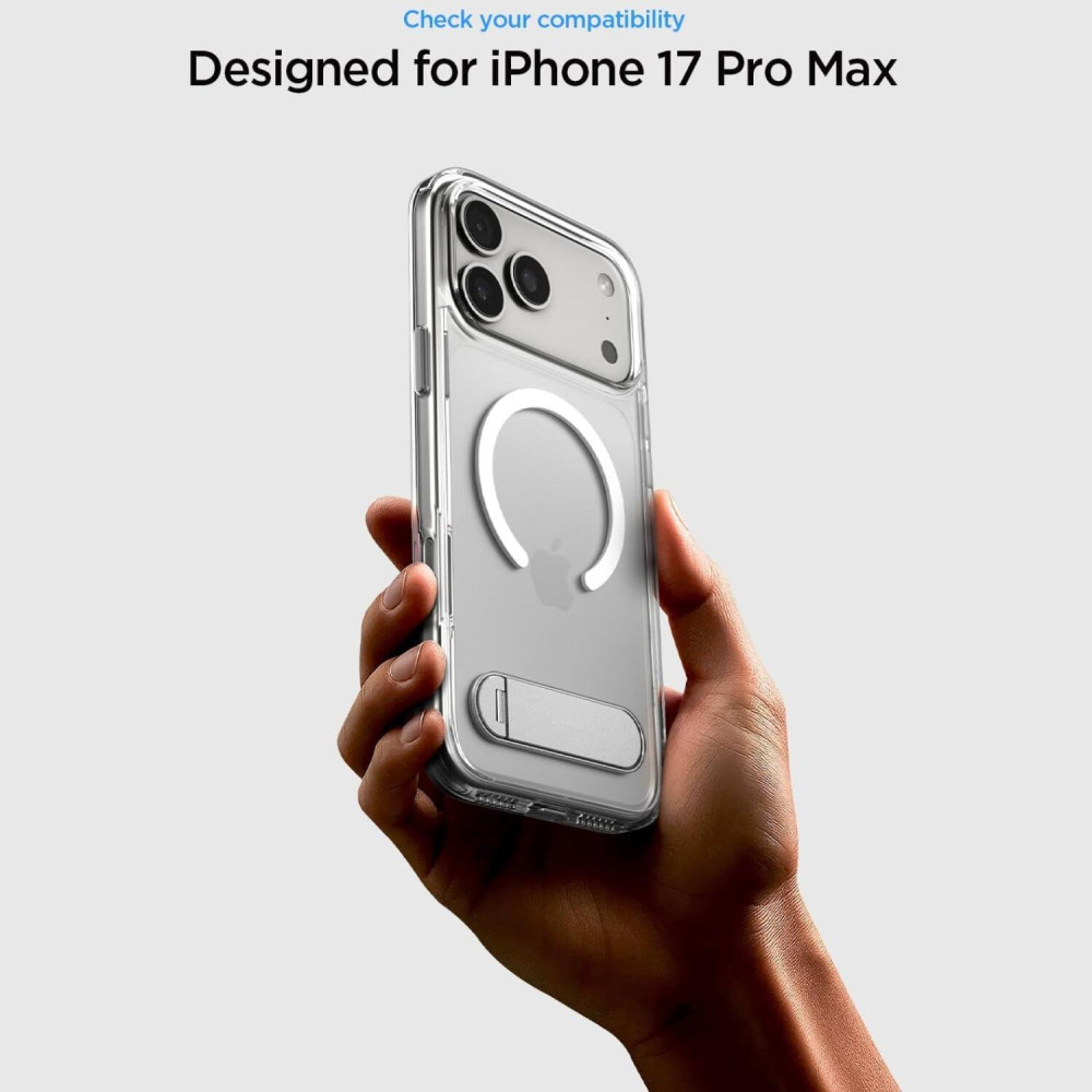 Θήκη iPhone 17 Pro Max Spigen Ultra Hybrid S MagFit Σκληρή με MagSafe - Clear / White (ACS09893)
