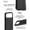 Θήκη iPhone 17 Pro Max MUJJO by Troubadour Full Leather Case Δερμάτινη με MagSafe - Black (MUJJO-CL-063-BK)