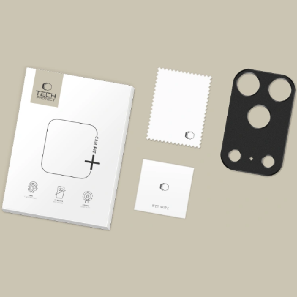 Κάλυμμα Κάμερας iPhone 17 Pro Max Tech-Protect Camalloy Fit+ Προστατευτικό Μεταλλικό - Black (5906302331710)