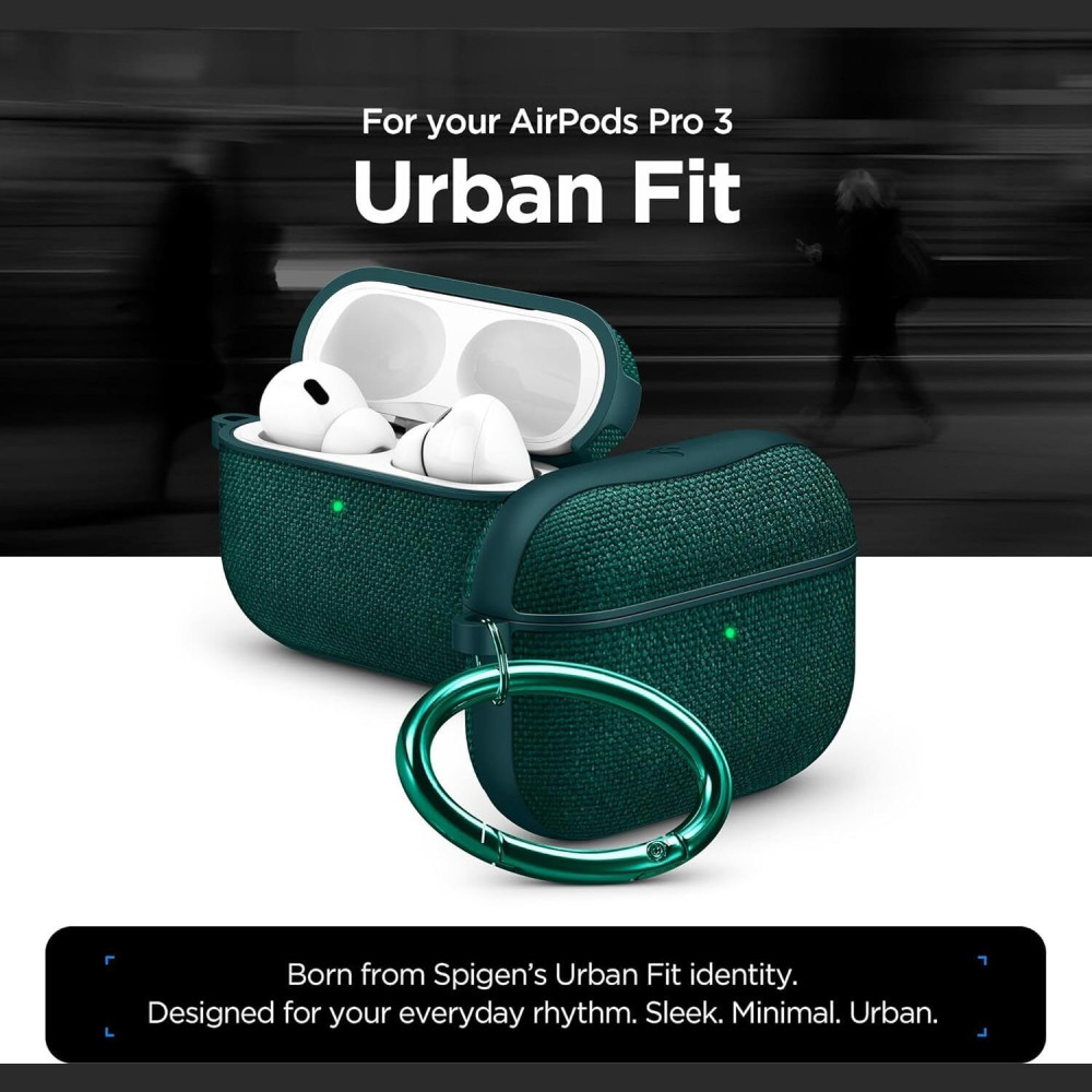 Θήκη AirPods Pro 3rd Gen Spigen Urban Fit Σκληρή - Midnight Green (ACS09831)