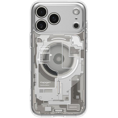 Θήκη iPhone 17 Pro Max Spigen Ultra Hybrid MagFit Ανθεκτική Σκληρή με MagSafe - Zero One Natural Titanium (ACS10288)
