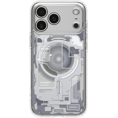 Θήκη iPhone 17 Pro Spigen Ultra Hybrid MagFit Ανθεκτική Σκληρή με MagSafe - Zero One White (ACS10351)