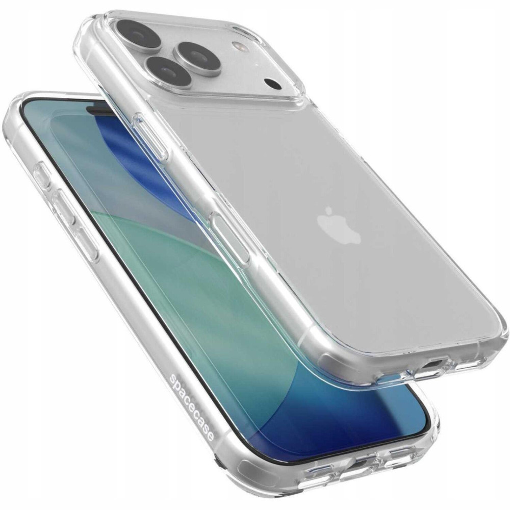 Θήκη iPhone 17 Pro Spacecase Clear Case Σκληρή Διάφανη 1mm - Transparent (5905719131104)