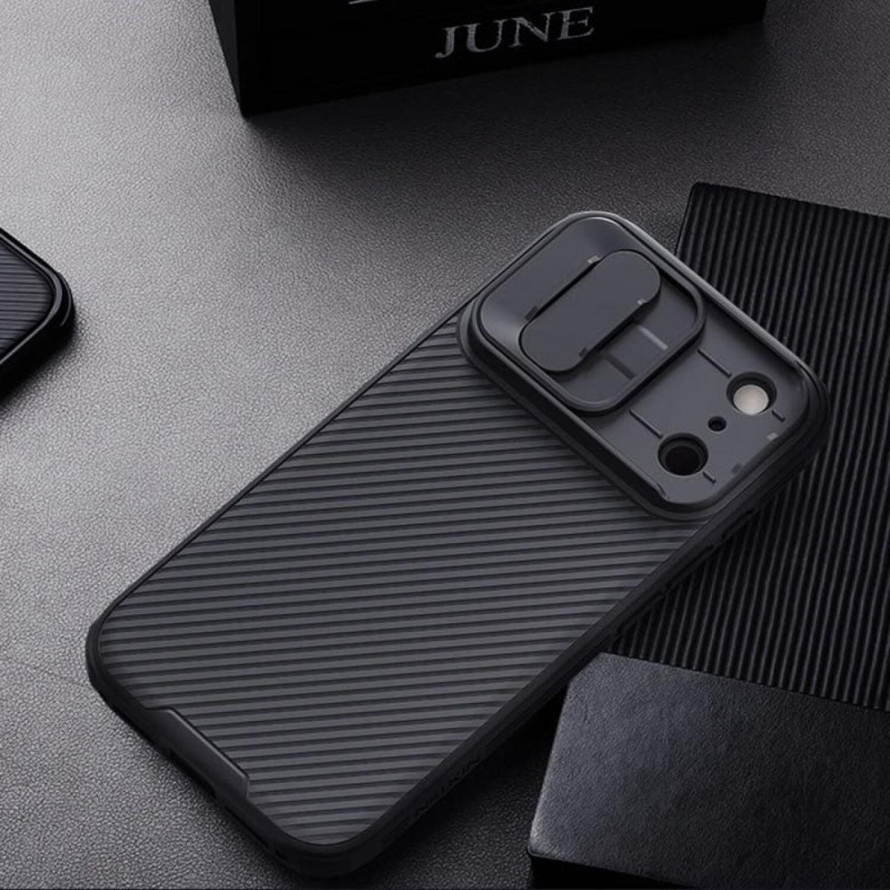 Θήκη iPhone 17 Pro Max Nillkin CamShield Pro Magnetic Σκληρή με MagSafe & Κάλυμμα για την Κάμερα - Black (6902048303928)