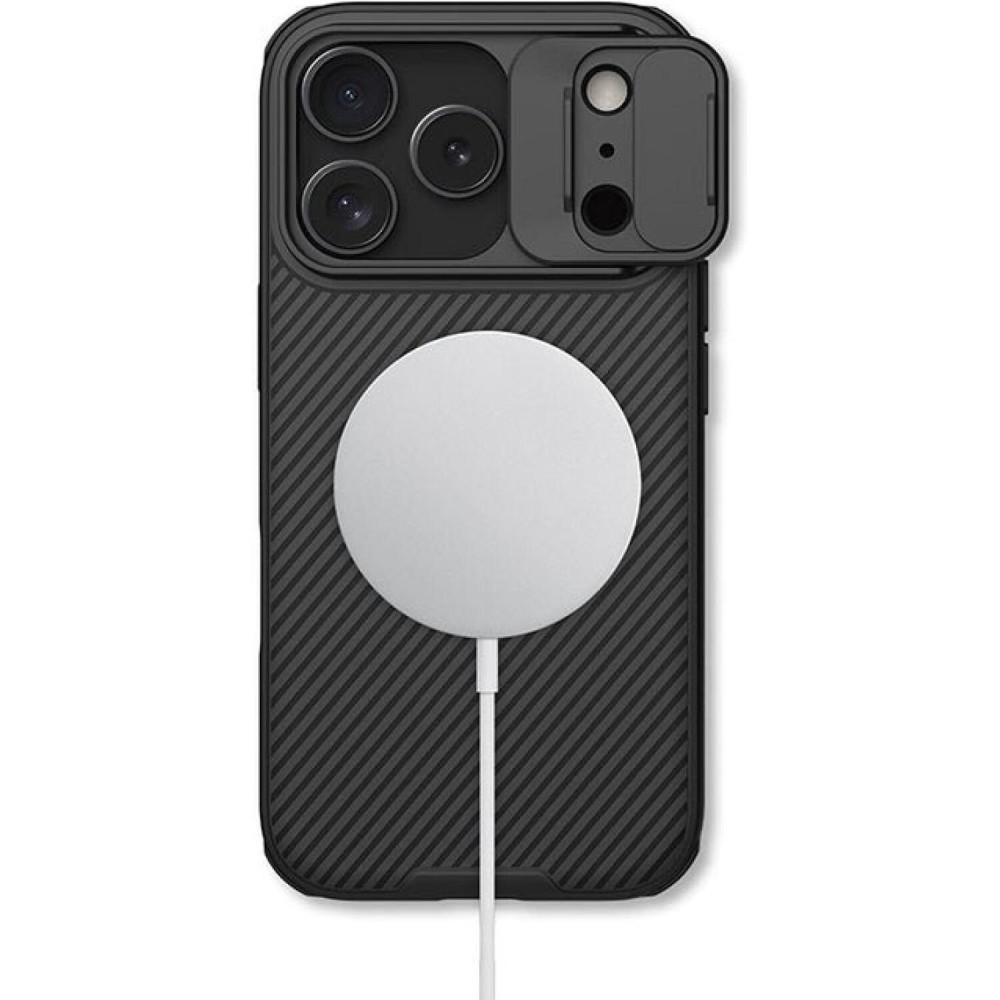 Θήκη iPhone 17 Pro Nillkin CamShield Pro Magnetic Σκληρή με MagSafe & Κάλυμμα για την Κάμερα - Black (6902048303904)