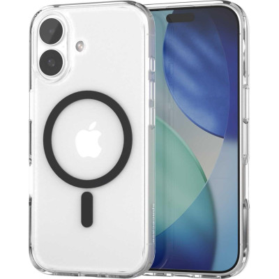 Θήκη iPhone 17 Spacecase Clear MagSafe Σκληρή Διάφανη με MagSafe - Black (5905719130978)