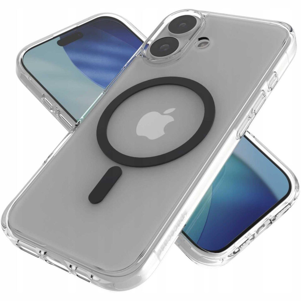 Θήκη iPhone 17 Spacecase Clear MagSafe Σκληρή Διάφανη με MagSafe - Black (5905719130978)